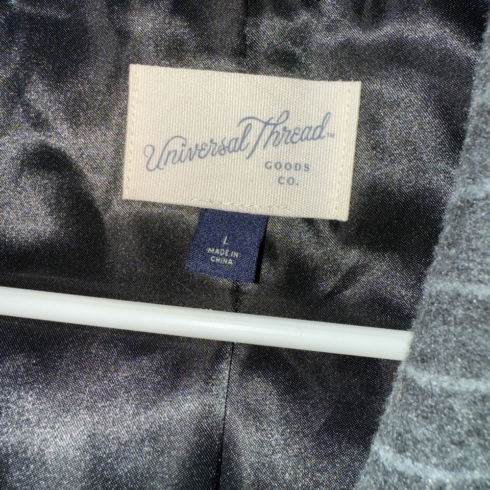 Universal Thread Blazer Jacket Womens Large Gray … - image 5